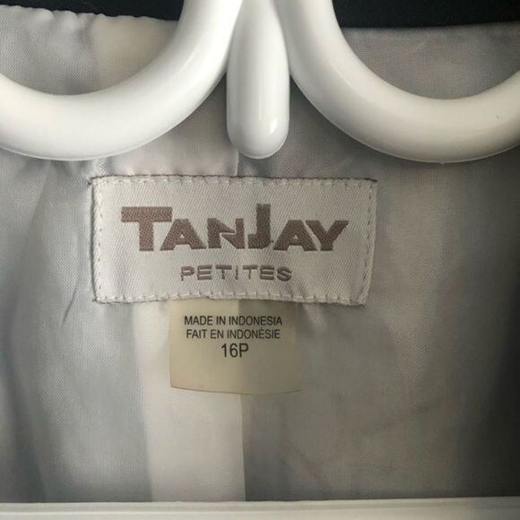 TANJAY plus size 16P Petite black lace jacket - Picture 6 of 6